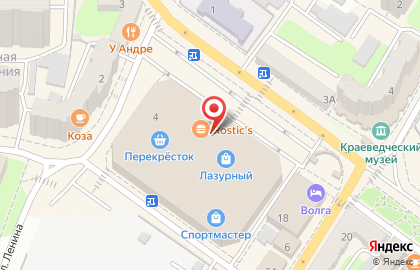 Магазин подарков и украшений Самоцветы на улице Ленина на карте