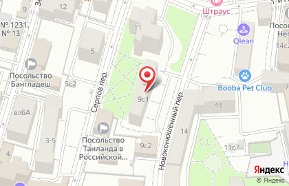 Дезинфекционная компания МосДез в Новоконюшенном переулке на карте