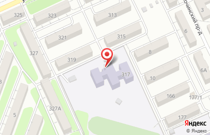 Детский сад №6 на улице Маркова на карте