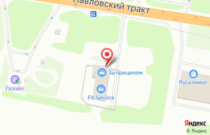 Автосервис FIT SERVICE на Павловском тракте в Барнауле на карте