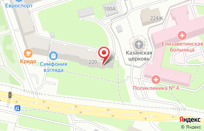 Школа танцев Огонек на Екатерининской улице на карте