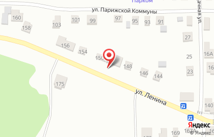 1C на улице Ленина на карте