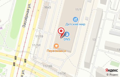 Торговый комплекс Первомайский на Заозёрной улице на карте