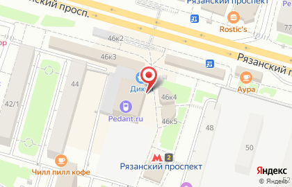 Аптека Ригла в Москве на карте