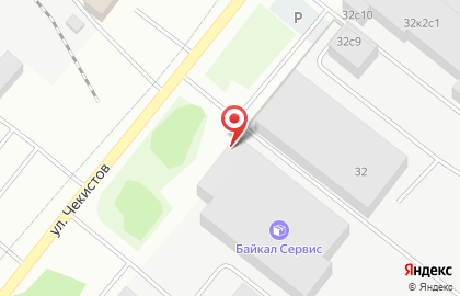 Горстрой на улице Чекистов на карте