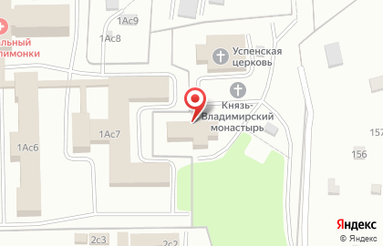 Собор Троицы Живоначальной в Филимонках на карте