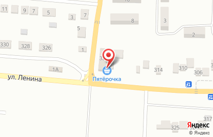 Супермаркет Пятёрочка, сеть супермаркетов на улице Ленина на карте