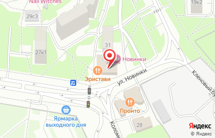 Удобный магазин Магнолия на улице Новинки на карте