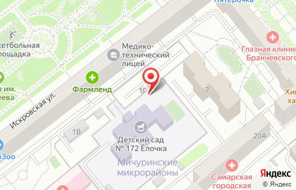 Автостоянка РКЦ Прогресс на карте