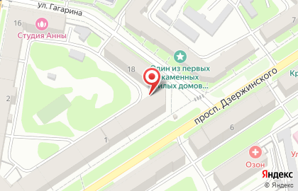 Экотехнологии на проспекте Дзержинского на карте