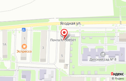 Почтовое отделение пос. Дубовое на карте