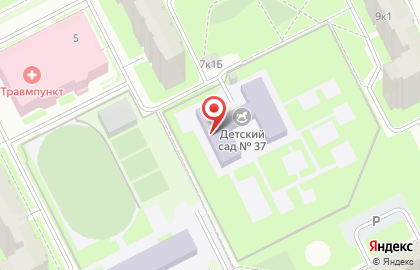 Детский сад №37, Фрунзенский район на карте