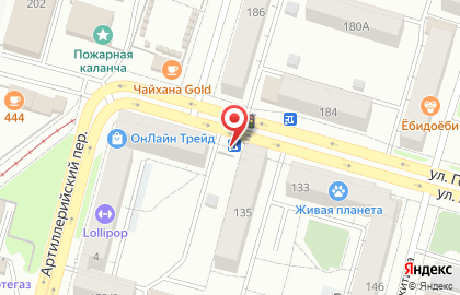 Киоск по продаже печатной продукции Тверьсоюзпечать+О на улице Горького на карте