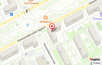 Хлебный магазин Краюха на Николаевском проспекте на карте