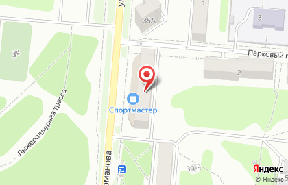 Магазин спортивных товаров Спортмастер на улице Фурманова на карте