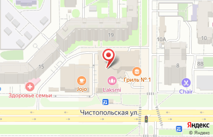Суши-бар Филадельфия на Чистопольской улице на карте