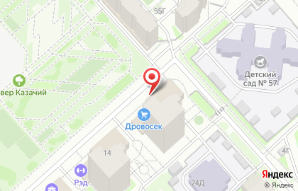 Центр подготовки к школе на улице Водопьянова на карте