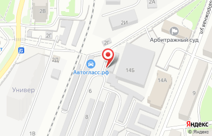 Сервисный центр Автогласс на карте