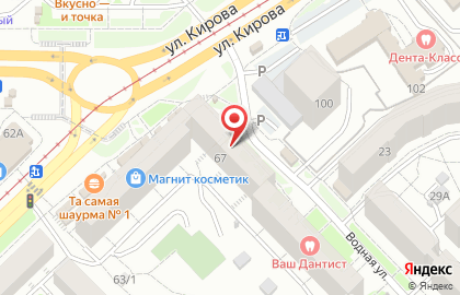Фирменный магазин Междуреченский разлив в Центральном районе на карте