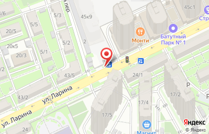 Московская строительная компания в Ростове-на-Дону на карте