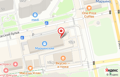 Фирменный магазин БахрушинЪ на Новочеркасском бульваре на карте