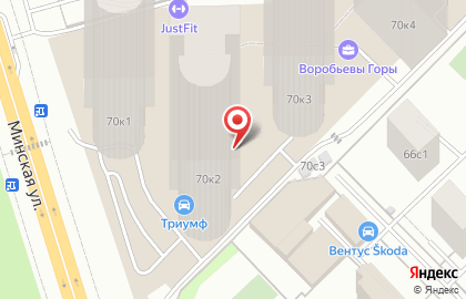 Автосалон Триумф на Ломоносовском проспекте на карте