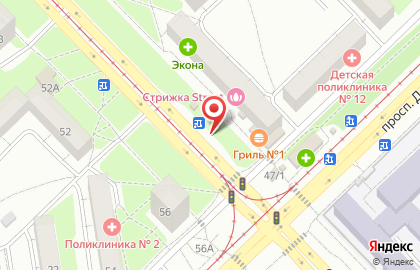 Салон цветов на Октябрьском проспекте на карте