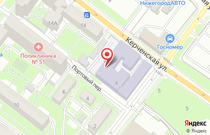 Министерство образования, науки и молодежной политики Нижегородской области на Совнаркомовской улице на карте
