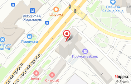 Shop & Go на Московском проспекте на карте