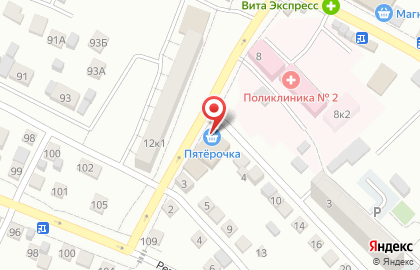 Супермаркет Пятёрочка на Дальней улице на карте
