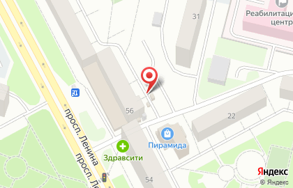 Продуктовый магазин в Сургуте на карте