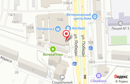 Служба проката свадебных кортежей и трансфера A.l.t. на улице Победы на карте