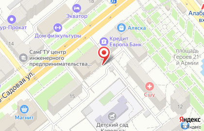 Агентство недвижимости Поместье на Ново-Садовой улице на карте