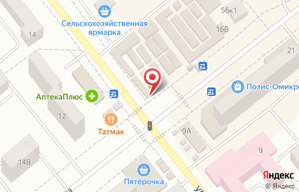 ООО Уралкерамика-Волга на улице Комарова на карте