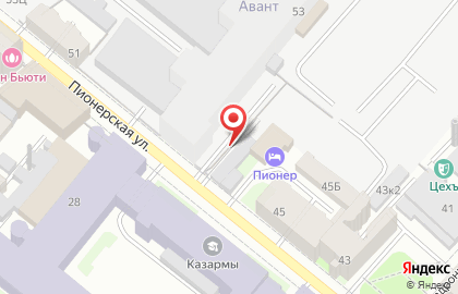 ПИОН на Пионерской улице на карте