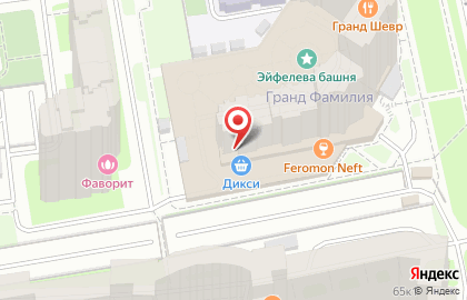 Супермаркет Дикси на проспекте Космонавтов на карте