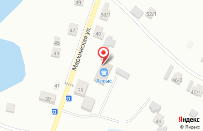 Алгыс на карте