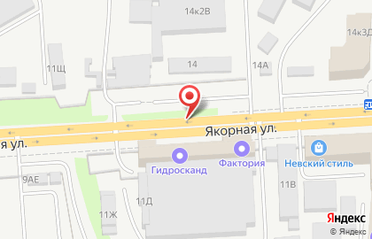 Прима-строй на Якорной улице на карте