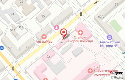 Медицинская лаборатория на улице К.Маркса на карте