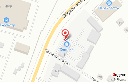Колорит на Пролетарской улице на карте