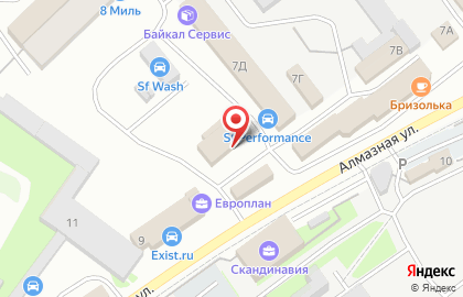 SF WASH Детейлинг / Автомойка Псков на карте