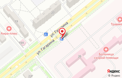 Магазин раков на улице Гагарина на карте