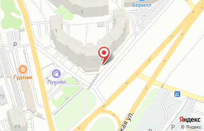 Магазин джинсовой и трикотажной одежды Торнадо на Усть-Курдюмской улице на карте
