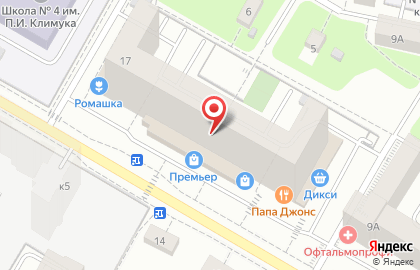 Салон оптики 21 vek на Центральной улице в Щёлково на карте