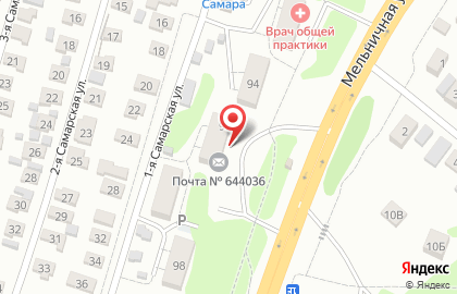 Почта Банк на Мельничной улице на карте