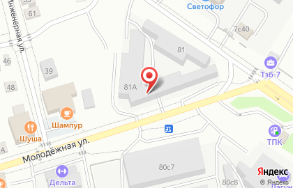 Торгово-производственная компания РОВЕН на Молодёжной улице на карте