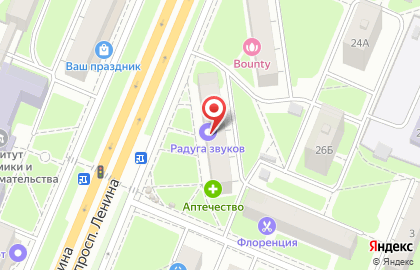 Отделение банка Юнистрим на проспекте Ленина на карте