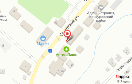 Почтовое отделение, с. Кочкурово на карте