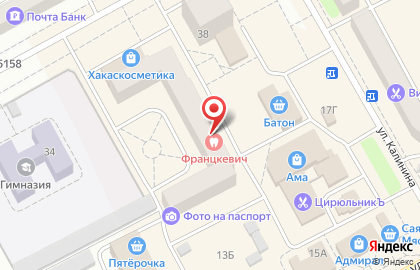 Сервисный центр Технология на улице Пушкина на карте