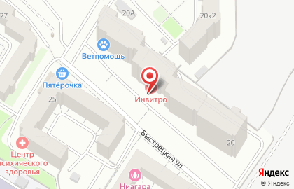 Фитнес-студия Фитнес-студия на Быстрецкой улице на карте